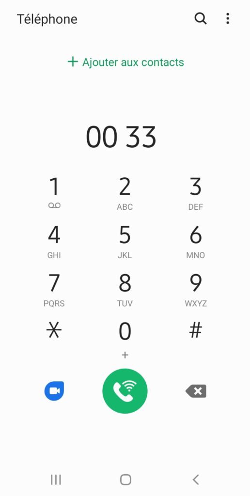 Comment écrire un numéro de téléphone avec 33 ? iPhone Revolt
